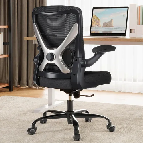 Miniatura 9 de Ergalithic Silla ergonómica de oficina – Sillas de escritorio de computadora en forma de X cómodas, silla de juegos de malla con respaldo alto