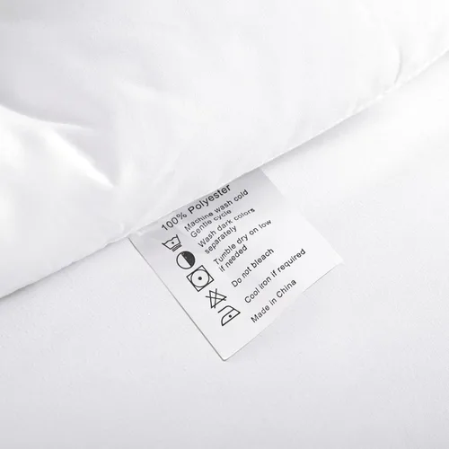 Miniatura 9 de ROSGONIA Edredón tamaño completo para niñas, niños y adolescentes, blanco, 3 piezas (1 edredón bohemio y 2 fundas de almohada), juego de ropa