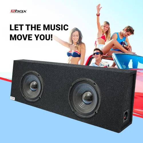 Miniatura 5 de Bbox Caja de subwoofer doble sellada de 12 pulgadas - Cajas y carcasas de subwoofer para automóvil con doble sellado Pro Series - Caja de subwoofer