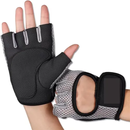 1 par de guantes de ejercicio de medio dedo, guantes de gimnasio, guantes de fitness, guantes de ciclismo, guantes deportivos, guantes de