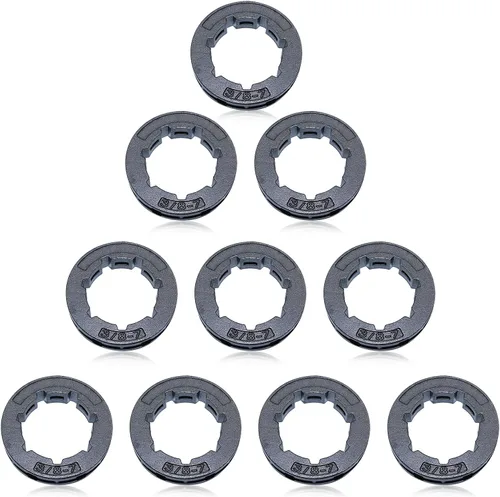10 Piñones de 3/8" 7T para Husqvarna 266 268 272 280 285 288 355 362 365 371 372XP 380 385XP Fit Stihl MS440 MS441 MS466 Motosierra serie 0
