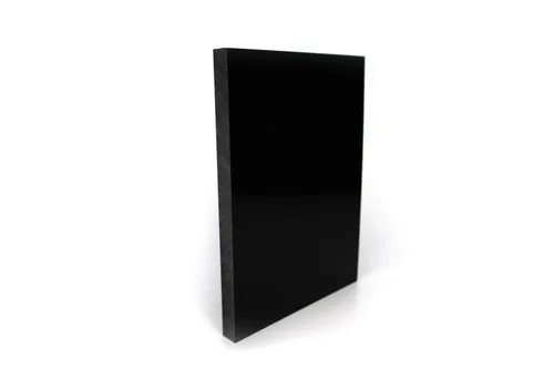 Miniatura 7 de Hoja de HDPE negra. Textura Starboard, tabla marina, tabla de cortar, hoja de plástico de polietileno de alta densidad, material de proyecto