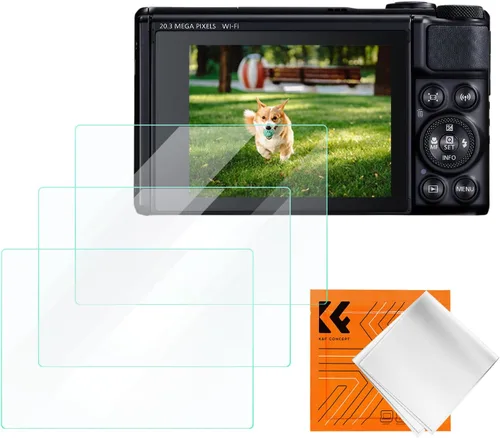 Miniatura 8 de K&F CONCEPT 3 protectores de pantalla compatibles con cámara Canon G9X II G9X G7X II G7X G5X II G5X II G5X, protector de pantalla de vidrio templado