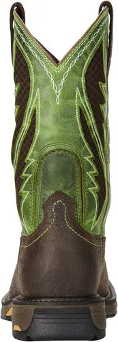 Miniatura 5 de Ariat Workhog - Botas de trabajo para hombre marrón/verde (Bruin Brown/Grass Green)