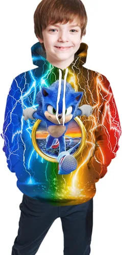 Miniatura 3 de Sudadera con capucha de dibujos animados de moda para niños sudadera de anime con impresión 3D sudadera juvenil para niños y niñas