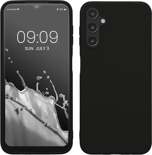 Miniatura 222 de kwmobile Funda compatible con Samsung Galaxy A23 4G / 5G - Funda de silicona TPU metálica suave y delgada - Rojo oscuro metálico