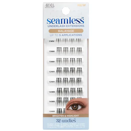 Miniatura 26 de Kit de Recarga de Extensiones de Pestañas Sin Costuras Ardell, Wispies - 32 Longitudes de Racimo Surtidas, Racimos de Pestañas DIY Personalizables