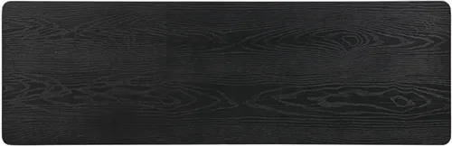 Miniatura 9 de NTC Mingle - Mesa consola de 47 pulgadas, moderna mesa de entrada de madera maciza con cajón oculto, impermeable y resistente al calor, mesa Negro