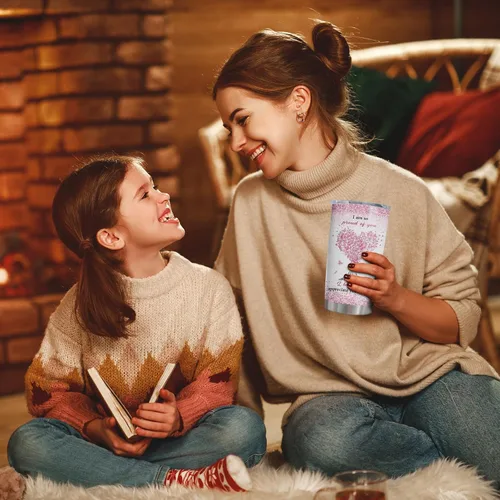 Miniatura 5 de ZANIION Vaso Térmico Regalos Para Mi Sobrina 20oz, Mejor Regalo de Cumpleaños Para Sobrinas de Tía, Divertido Regalo de Navidad Graduación Día