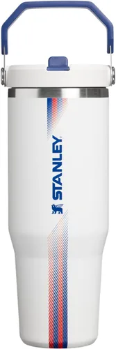 Miniatura 125 de Stanley IceFlow 2.0 Vaso con Popote Plegable con Asa 30 oz Tapa de Rosca y Popote Desmontable Botella de Agua Resistente a Fugas Acero