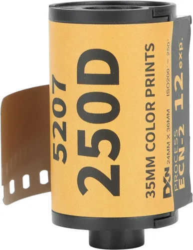 ECN 2 - Película de impresión en color, impresión vintage de alto contraste de 1.378 in para cámara 135 (12 hojas)