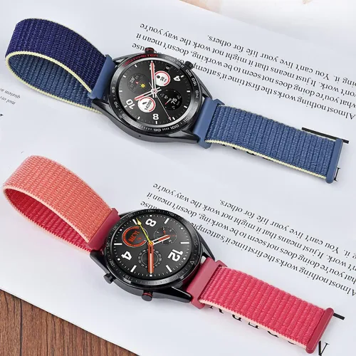 Miniatura 4 de Correa de nailon de 0.787 in para Samsung Galaxy Watch 6 5 4 7 FE 1.575 in 1.732 in/Classic 1.850 in 1.693 in 1.811 in 1.654 in/3 1.614 in/Active 2