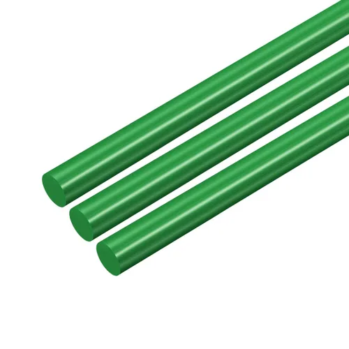 Miniatura 31 de uxcell Varilla redonda de plástico de 1/2 pulgada de diámetro y 20 pulgadas de longitud, varillas de polioximetileno, barras redondas de plástico