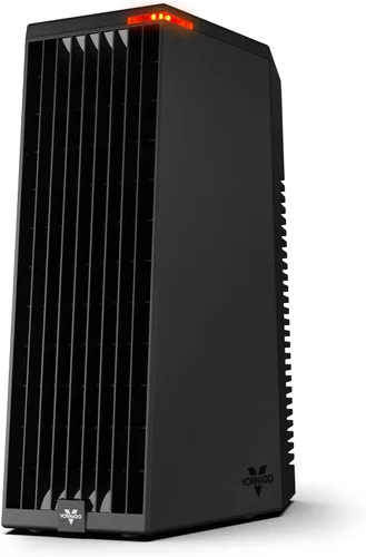 Vornado Rise 12H (2025) - Calentador personal de torre para habitación pequeña, 2 ajustes de calor, seguridad avanzada, calefacción específica, 12