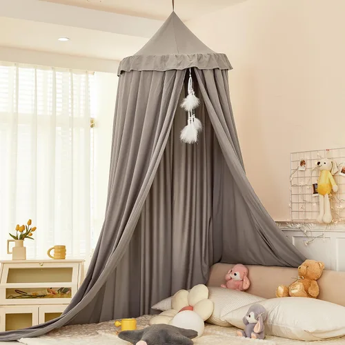 Miniatura 9 de Dosel Decorativo de Princesa para Cama de Niños, Dosel de Cama Suave y Duradero para Habitación de Niñas, Dosel de Tienda, Mosquitero de Ensueño