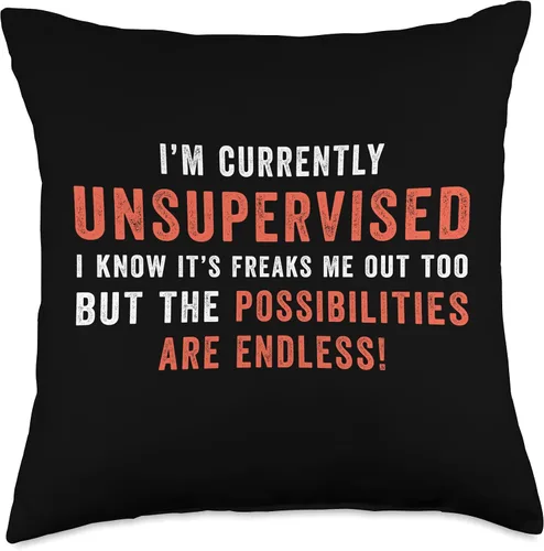 Miniatura 4 de I'm Currently Unsupervised But The Possibilities Are Endless Throw Pillow