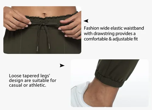 Miniatura 113 de Kcutteyg - Pantalones deportivos con bolsillos para mujer, diseño suave, ligero y de secado rápido, para entrenamiento, gimnasia, yoga y correr