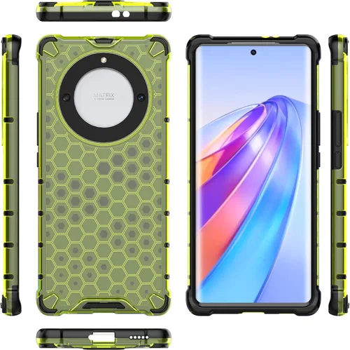 Miniatura 9 de Pzwoxukhov Funda para Huawei Mate 50 Pro, funda para Huawei Mate 50 Pro Honeycomb Anti-Drop Shock-Absorbing Case Negro