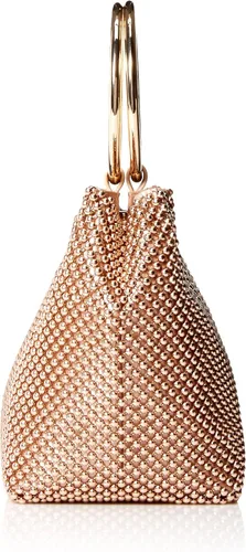 Miniatura 3 de Jessica McClintock Womens Gwen bola malla Anillo Wristlet Pouch Embrague