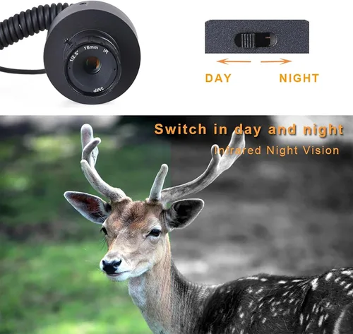 Miniatura 4 de Monocular de visión nocturna para adultos, pantalla de 4.3 pulgadas, 720P, video/foto, cámara de visión nocturna con linterna infrarroja infrarroja
