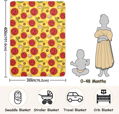 Miniatura 5 de Manta de muselina para bebé, manta de muselina de algodón suave, transpirable, para guardería, unisex, niños y niñas, 30 x 40 pulgadas Amarillo