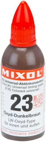 Mixol Tintes Universales, Óxido Marrón Oscuro, #23, 20 ml #23 Marrón oscuro - Óxido