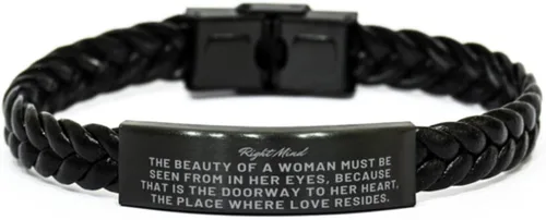 Beauty Must to be see ti her Eyes Bracelet, para mujeres, hijas, amigas | Mindset of Beauty, citas de belleza, autoestima de belleza, confianza en