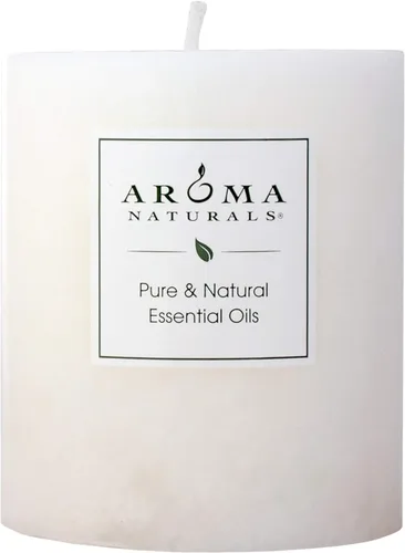 Miniatura 17 de Aroma Naturals Vela de Pilar Perfumada con Aceite Esencial de Naranja, Clavo y Canela, Peace Pearl, 2.5 pulgadas x 4 pulgadas