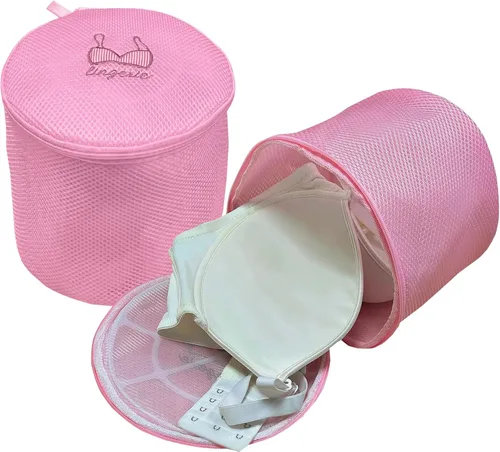 Miniatura 8 de 10 bolsas de lavandería de malla para lavado, bolsas de lavandería duraderas de doble capa de malla de panal para ropa delicada, 12 x 16 pulgadas 10