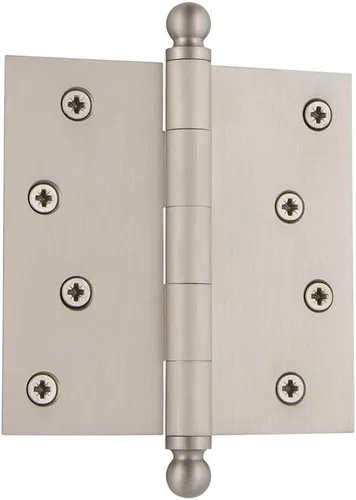 Miniatura 43 de Grandeur Hardware 824304 Bisagra residencial con punta de bellota de 3.5 pulgadas con esquinas de radio de 5/8 pulgadas en peltre antiguo