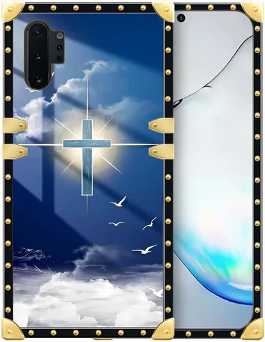 Miniatura 22 de Funda compatible con Samsung Galaxy Note 10 Plus, hermosa mariposa para mujeres y niñas, TPU suave a prueba de golpes, funda cuadrada protectora
