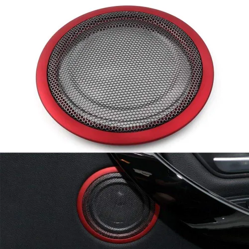 Miniatura 7 de Cubierta de altavoz de audio para puerta de automóvil para BMW Serie 3 F30 F35, 4 Series F32 F33 F36 todos los años, color negro