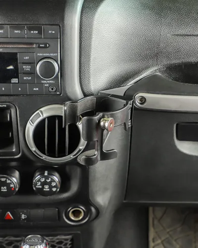 Miniatura 7 de Savadicar JK - Soporte multifunción para teléfono y bebidas, 3 en 1, soporte organizador atornillado, compatible con Jeep Wrangler JK JKU 2011-2018