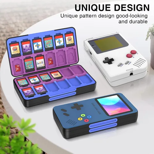 Miniatura 6 de Funda para tarjetas de juego Switch para Nintendo Switch/Switch OLED/Switch Lite, soporte para tarjetas de juegos con forro de color degradado
