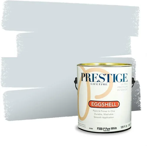 Miniatura 224 de Pintura Exterior + imprimación PRESTIGE, todo-en-uno, 1 galón, acabado mate, color comparable al Valspar* Royal Gray* VS151-Gris real