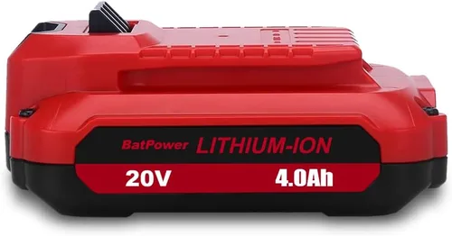 BatPower Batería de repuesto compatible con el sistema Craftsman V20, batería compacta de iones de litio de 4.0Ah para herramientas eléctricas