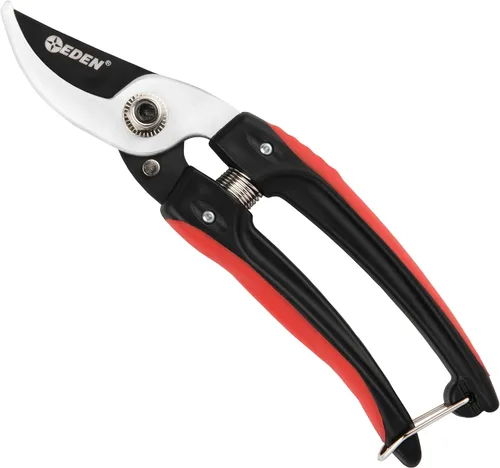 Miniatura 7 de Eden 39006 Tijeras de corte de derivación duraderas, diámetro de corte de 1/4 pulgadas para tallos y ramas, acero al carbono alto, agarre ergonómico