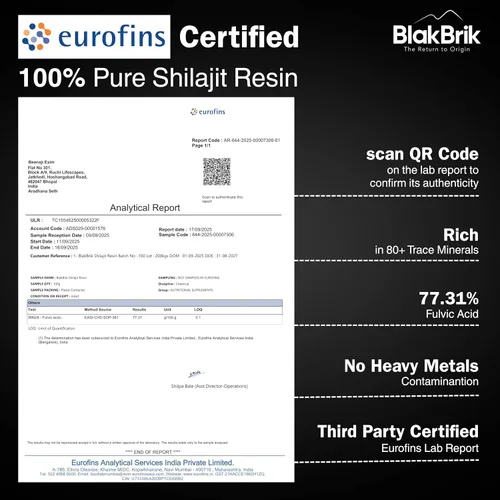 Miniatura 6 de Resina Shilajit pura del Himalaya, alta potencia, 77% ácido fúlvico, más de 80 minerales traza, apoya el impulso de energía y el apoyo inmunológico