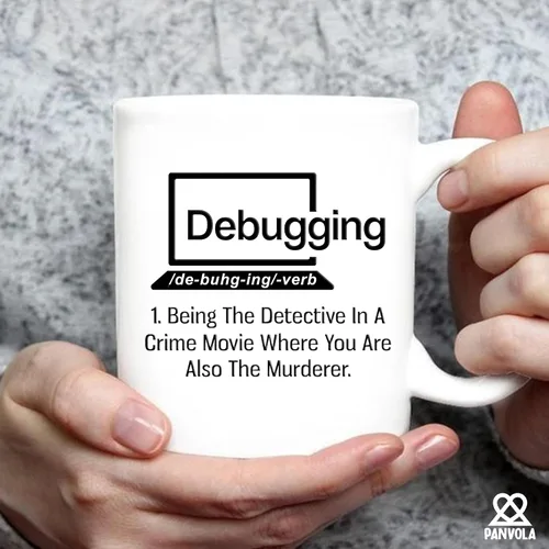Miniatura 5 de Panvola Taza de café con cita divertida para programador, programación de computadoras, codificador, taza de cerámica (11 oz)