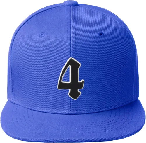 Miniatura 269 de Daxton Gorra clásica con visera de billete plano con letras del alfabeto inglés antiguo de la A a la Z