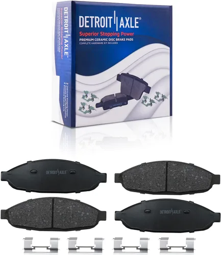 Miniatura 123 de Detroit Axle - Pinza de disco del lado del acompañante + pastillas de freno de cerámica de repuesto para Lexus HS250H Toyota RAV4 Prius V Scion xB