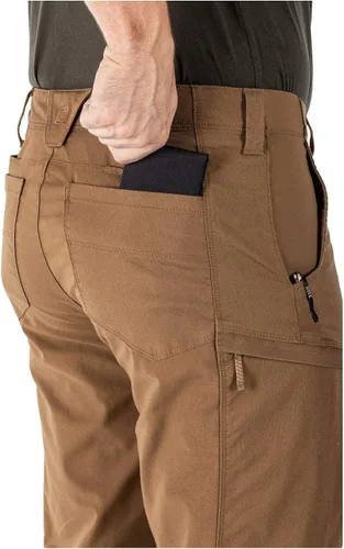 Miniatura 9 de Pantalón de trabajo 5.11 Apex, táctico, estilo cargo, tejido elástico Flex-Tac, reforzado, acabado de teflón, estilo 74434