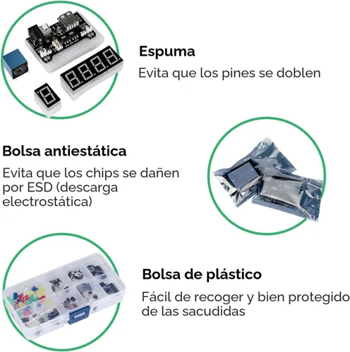 Miniatura 7 de Kit inicial completo para Arduino Uno R3 con tutorial (63 artículos) de Elegoo