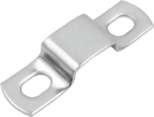 Miniatura 3 de Abrazadera de correa de tubo cuadrado, correa de tubo en forma de U de 0.82 x 0.38 pulgadas, acero inoxidable 304, soporte de amarre de poste