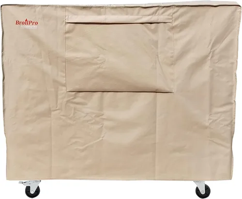 Cubierta impermeable para carrito de enfriamiento rodante de 80-100 cuartos de galón, se ajusta a la mayoría de los cofres de hielo para patio, Beige