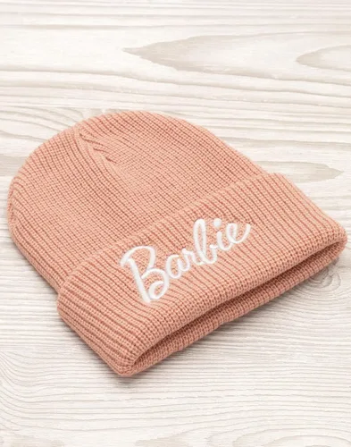 Miniatura 3 de Barbie Sombrero de invierno de lana de punto, Rosado, Talla única