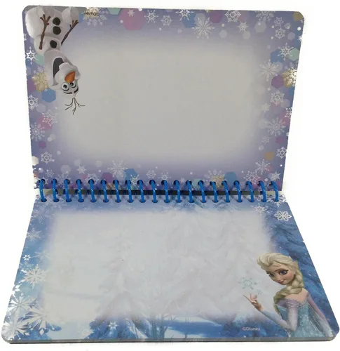 Miniatura 3 de Disney Queen Elsa en espiral azul libro de autógrafos