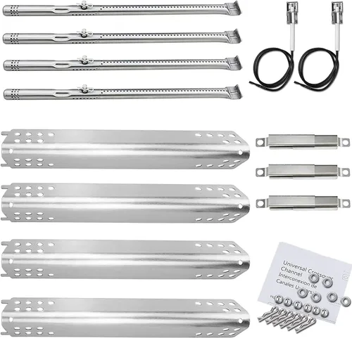 Miniatura 10 de Utheer Piezas de repuesto para parrilla, acero inoxidable 4 quemadores 463344015 463343015 463240015 463432215, 3 quemadores 463436815, placa