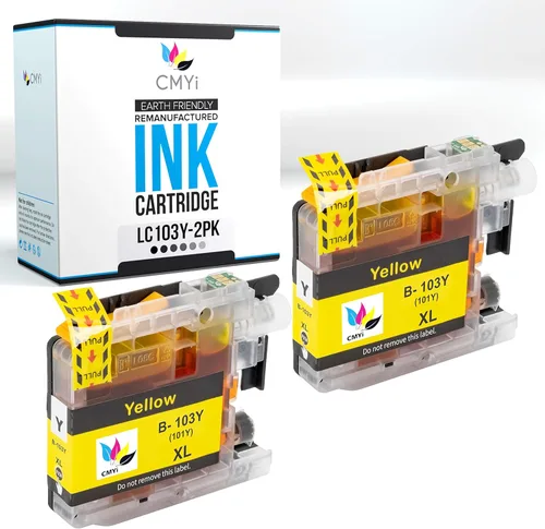 Miniatura 6 de LC103 - Cartucho de tinta de repuesto negro para Brother DCP-J132W, J152W, J172W, J4110DW, J552DW, J752DW, MFC-J245, J285DW, J4310DW, J4410DW