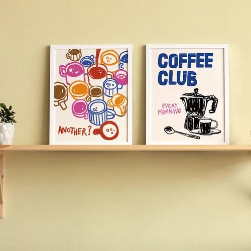 Miniatura 5 de JXREQ Trendy Vinatge - Juego de 4 impresiones artísticas de pared para cocina, cafetería, cocina, cafetería, carrito, 8 x 10 pulgadas, sin marco